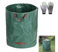 Sac de déchet autonome 100 l - Robuste pour herbe, feuilles, haie - Collecteur de feuilles stable - Pour jardin
