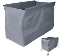 Sac de doublure de rechange pour chariot à linge - Rangement amovible en tissu Oxford pour panier à roulettes et chariot, idéal pour la maison ou l'hôtel