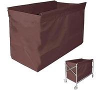 Sac de doublure de rechange pour chariot à linge - Rangement amovible en tissu Oxford pour panier à roulettes et chariot, idéal pour la maison ou l'hôtel
