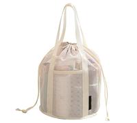 Sac De Douche En Maille Pochette Panier De Toilette Imperméable Respirante | Sac De Douche En Maille Portable Pour Plage, Bain, , Camping, Piscine, Chambre, Toilette, Gym, Vacances, Natation
