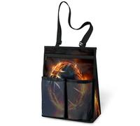 Sac de douche portable en forme de boule de feu de basket-ball à suspendre pour voyage, gym, camping, plage, salle de bain, dortoir