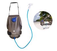 Sac de douche solaire, 5 Gallons/20l, chauffage de l'eau chaude, pomme de douche commutable, douche Portable pour randonnée, escalade d'été