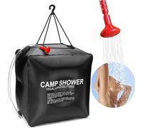 Sac de douche solaire portable 40l, sac de bain pour Camping en plein air randonnée sac de rangement de l'eau avec thermomètre fournitures d'accessoires d'extérieur