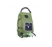 Sac de douche solaire Preisku, 20L pliable et pratique, pour plage, camping, randonnée-Vert