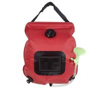 Sac de douche solaire thermique de camping de 20 L avec tuyau amovible pour randonnée en plein air
