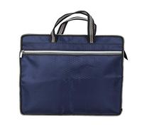 Sac De Fichiers En Tissu Oxford Imperméable Et Portable, Dossier à Fermeture éclair En Accordéon Portable, Organisateur De Documents De Réunion D'affaires à Fermeture éclair(bleu)