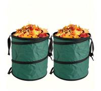 Sac de jardin pliable Unyqoos® avec système de dépliage automatique, 172 L (environ 56 x 70 cm) – tissu Oxford résistant à l'eau, poignées de transport robustes