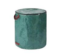 Sac de Jardin Sacs De Déchets Jardin Réutilisables, Rangement Feuilles, Conteneur À, Collecte Des Patio(272L- 67X76cm,With lid)