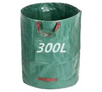 Sac de jardin Unyqoos® de 300 litres – réutilisable, en polypropylène robuste, avec 4 poignées de transport renforcées et doublement cousues, pliable, et un anneau flexible qui maintient le sac ouvert