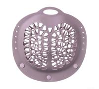 Sac de lavage en silicone 3D délicat pour protecteur de soutien-gorge à armatures, pochette réutilisable en maille pour éviter les nœuds et la déformation, pour le voyage et la maison (violet)