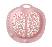 Sac de lavage en silicone 3D délicat pour protection de soutien-gorge à armatures, pochette réutilisable en maille pour éviter les nœuds et la déformation, pour le voyage et la maison (rose)