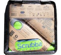 Sac de lavage et kit de séchage – Système de lavage portable avec une grande serviette, une corde à linge et des crochets – Idéal pour le camping, les voyages, les auberges de jeunesse et les hôtels –