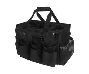 Sac de nettoyage - Sac de transport pliable - Filet imperméable et respirant avec poignée et sangle de transport - Sac à outils pour nettoyeurs - Serviettes et brosses