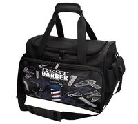 Sac De Professionnel - Organisateur Outils De Coiffure, Trousse Grande Capacité | Étui Portable avec Bandoulière Réglable, Rangement pour Tondeuses Électriques, Peignes Et Accessoires Salon