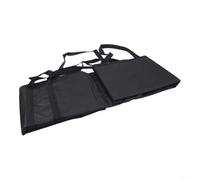 Sac de rail de guidage double face 150 cm Housse de protection pour scie à pistes en tissu Oxford 600D avec rembourrage en mousse PEARL Sac de rangement robuste pour outils et accessoires Noir