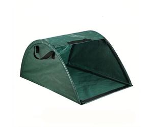 Sac de ramassage des feuilles pour le jardin - 100 litres - Forme de pelle - Réutilisable - Robuste - Poignées confortables - Pour les déchets de jardin