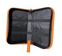 Sac de rangement compact pour outils, étui de transport zippé, bordure | Sac de rangement zippé avec bandes élastiques et profil de rangement pour garage, poste de travail et réparation à domicile