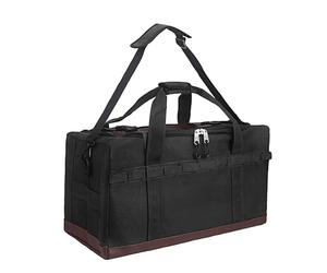 Sac de rangement de camping, sac de rangement pour équipement d'extérieur, sac fourre-tout en toile imperméable, fermeture éclair robuste, grande capacité pour outils de cuisine, aventure, voyage