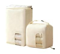 Sac de rangement de compression pour couette - Fenêtre de rangement | Conteneur de placard pliable à fermeture éclair pour couverture, vêtements, literie, couette, oreiller, armoire, sous-lit
