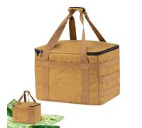 Sac de rangement de matériel de camping - Bac organisateur de cube à conteneurs imperméable de 20L avec des poignées ergonomiques pour la randonnée de voyage en kayak dortoir et aventures en plein air
