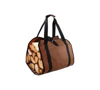 Sac de rangement for bois chauffage Oxford | Stockage de bois de chauffage de voyage de camping en plein air multicolore : utilitaire(Brown)