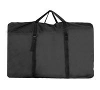Sac de rangement for coussins meubles, sac en tissu Oxford 600D Extra Large à fermeture éclair avec poignée et Extension for chaises d'extérieur(4PCS BLACK)