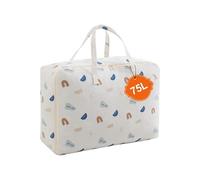 Sac de rangement gris clair 75 L