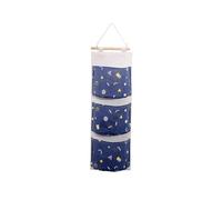 Sac De Rangement Mural Suspendu À 3 Poches, Joli Sac De Rangement Pour Vêtements En Lin, Sac De Rangement Pour Chambre D'Enfants, Pochette De Rangement Pour La Maison, Nouveau