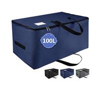 Sac de rangement pliable bleu foncé - 100 L
