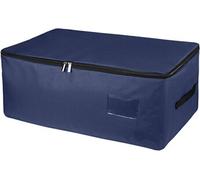 Sac de rangement pliable bleu foncé 49 L