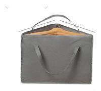 Sac de rangement pliable de grande capacité avec poignées robustes en tissu Oxford moderne pour la maison dans une teinte triangulaire beige (gris triangulaire)