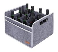 Sac de rangement pliable en feutre épais pour 12 bouteilles de vin, pour voyage, fête, pique-nique