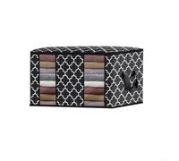 Sac de rangement pliable pour armoire et sous le lit - Grand organiseur en tissu non tissé respirant - Poignées doubles renforcées pour vêtements et couvertures - Taille S