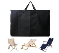 Sac de rangement pliable pour fauteuil roulant 72 x 28 x 106 cm, Grand sac de rangement pour chaise de jardin de transport portable housse de protection 600D imperméable, résistante pour pliantes