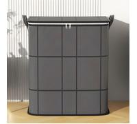 Sac de rangement pliable pour garde-robe - Organiseur domestique avec poignées et double fermeture éclair