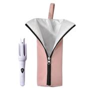 Sac de rangement pour outils capillaires - Rangement pour fer à friser | Organiseur d'outils de salon | Étui de voyage résistant à la chaleur pour fers plats, baguettes à friser, sèche-cheveux et