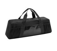 Sac de rangement pour outils de barbecue, 56 × 16,5 × 18 cm Sac de barbecue | Solution de rangement portable avec poignées grand support pour barbecue extérieur