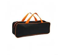Sac de rangement pour outils de barbecue pour accessoires de barbecue en tissu Oxford 600D de qualité supérieure imperméable avec compartiments, transport portable pour ensemble de grillades, noir