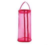 Sac de rangement pour outils de tricot avec double fermeture et fenêtre transparente pour identifier rapidement les aiguilles, les crochets et autres outils (rouge grande taille)