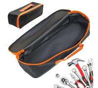 Sac de rangement pour outils, pochette pour aspirateur Oxford | Sac organisateur d'outils avec sangles de fixation | pour conducteurs, voitures, véhicules, coffre, pompe à air, corde de remorquage