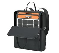 Sac de rangement pour tableau solaire, sac d'organisation à deux pour panneaux solaires, organiseur de protection durable à l'exception des sports de plein air avec poignée pour tablette