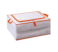 Sac de rangement pour vêtements, conteneur de rangement rectangulaire transparent imperméable de grande capacité pour vêtements, sac de rangement pour couvertures pour placard, (XL60x50x30cm)