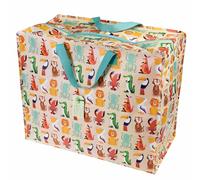 Sac de rangement Rex London Jumbo Colourful Creatures Beige 58x28x48 cm