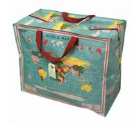 Sac de rangement Rex London Jumbo World Map Vert 58x28x48 cm