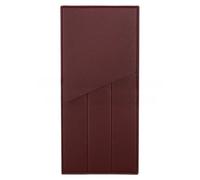 Sac de rangement simple en cuir PU pour couverts de restaurant, fourchette, couteau, ustensiles de camping, baguettes, barbecue (3 poches, rouge)
