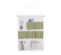 Sac de rangement suspendu - au-dessus de la porte Poches de rangement pour magazines Porte avec porte de placard Meuble de rangement suspendu Organisateur en lin Coton Tissu Porte murale Étui de range