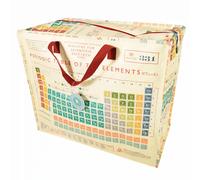 Sac de rangement tableau pÃ©riodique Rex London Jumbo Beige 58x28x48 cm
