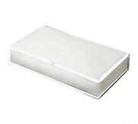 Sac de rangement translucide en PEVA pour vêtements et couettes avec protection anti-poussière et anti-humidité, pliable sous le lit et le placard, pour voyage et utilisation à la maison