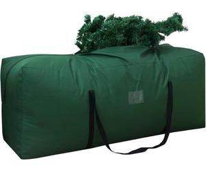 Sac de rangement Unyqoos® pour arbres de Noël jusqu'à 270 cm – Tissu Oxford 600D, imperméable et résistant à la déchirure, dimensions 135 x 40 x 50 cm, fermeture éclair double sens, poignées renforcée