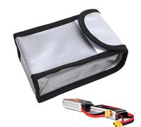 Sac de sécurité pour batterie - Conteneur de stockage de protection ignifuge, protection portable résistante à l'usure pour un transport stable | Parfait pour recharger Voyage Domicile Atelier Bureau